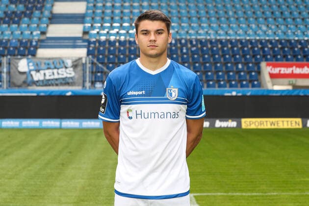 Julian Weigel 1 FC Magdeburg,34 3 Liga 2021 2022 official photo session 1 FC Magdeburg at the MDCC Arena in Magdeburg Germany, Football, Men,GER,15 07 2021 Pressebuero Schroedter