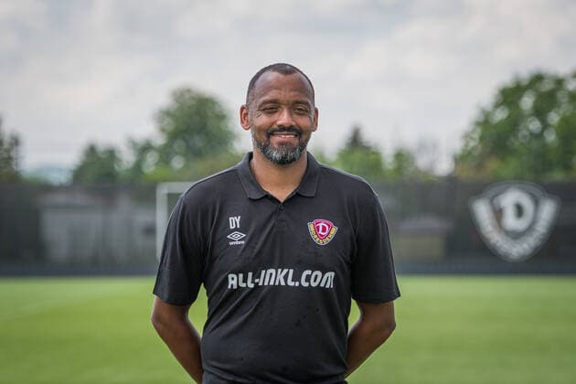 Goalkeeper coach David Yelldell SG Dynamo Dresden 2 BL, portrait date 2021 2022