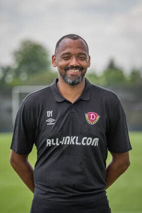 Goalkeeper coach David Yelldell SG Dynamo Dresden 2 BL, portrait date 2021 2022