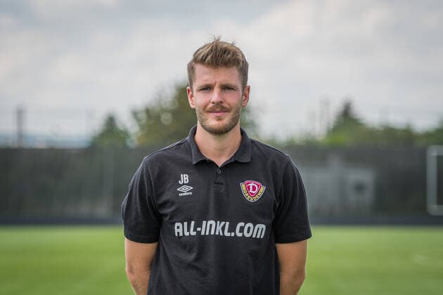 Physiotherapist Julian Binder SG Dynamo Dresden 2 BL, portrait date 2021 2022