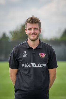 Physiotherapist Julian Binder SG Dynamo Dresden 2 BL, portrait date 2021 2022