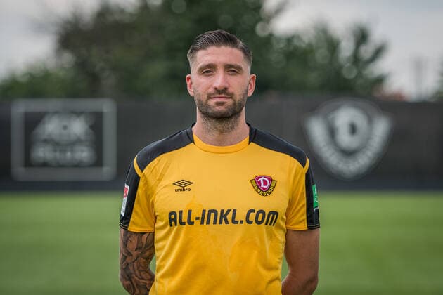 Brandon Borrello SG Dynamo Dresden 2 BL, portrait date 2021 2022