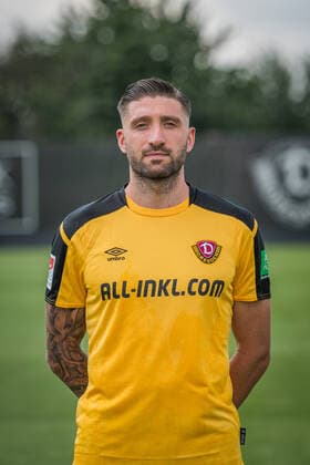 Brandon Borrello SG Dynamo Dresden 2 BL, portrait date 2021 2022