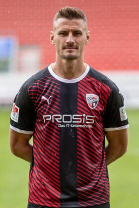 Stefan Kutschke 30, FCI FC Ingolstadt 04 2 BL, Porträttermin 2021 2022 2 Bundesliga FC Ingolstadt 04 season 2021 2022