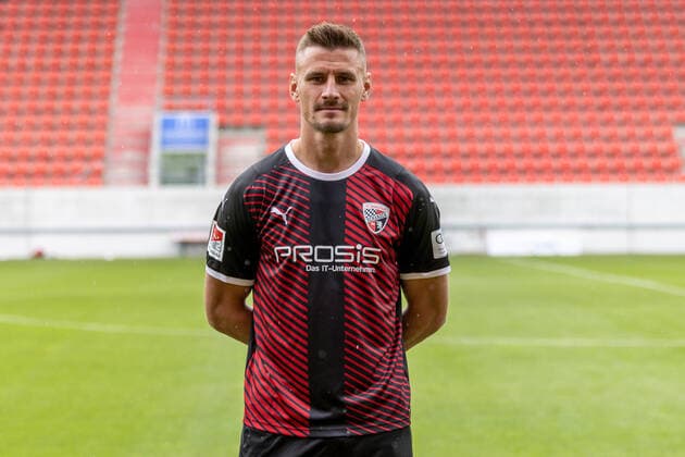 Stefan Kutschke 30, FCI FC Ingolstadt 04 2 BL, Porträttermin 2021 2022 2 Bundesliga FC Ingolstadt 04 season 2021 2022