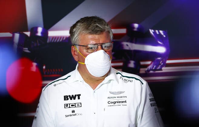 F1 Grand Prix of Great Britain Otmar Szafnauer (ROU, Aston Martin Cognizant F1 Team), F1 Grand Prix of Great Britain at Silverstone Circuit on July 16, 2021 in Silverstone, United Kingdom. (Photo by Dan Istitene Getty Images FIA Pool via HOCH ZWEI) Silverstone Silverstone United Kingdom Poolfoto HOCH ZWEI Pool Getty Images ,EDITORIAL USE ONLY