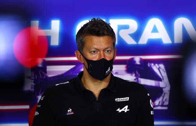 F1 Grand Prix of Great Britain Marcin Budkowski (POL, Alpine F1 Team), F1 Grand Prix of Great Britain at Silverstone Circuit on July 16, 2021 in Silverstone, United Kingdom. (Photo by Dan Istitene Getty Images FIA Pool via HOCH ZWEI) Silverstone Silverstone United Kingdom Poolfoto HOCH ZWEI Pool Getty Images ,EDITORIAL USE ONLY