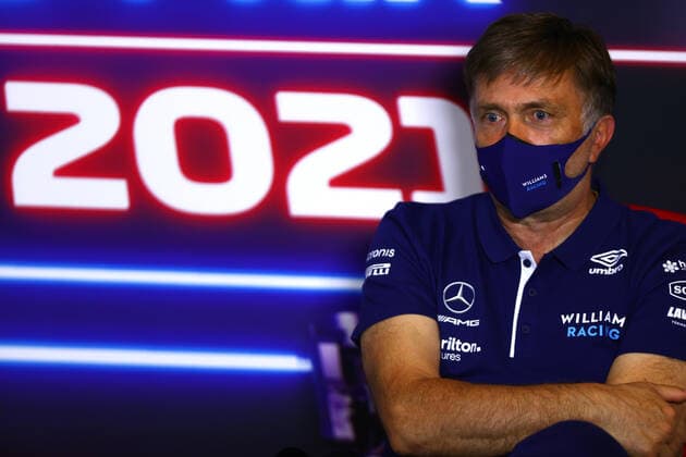 F1 Grand Prix of Great Britain Jost Capito (GER, Williams Racing), F1 Grand Prix of Great Britain at Silverstone Circuit on July 16, 2021 in Silverstone, United Kingdom. (Photo by Dan Istitene Getty Images FIA Pool via HOCH ZWEI) Silverstone Silverstone United Kingdom Poolfoto HOCH ZWEI Pool Getty Images ,EDITORIAL USE ONLY