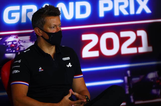 F1 Grand Prix of Great Britain Marcin Budkowski (POL, Alpine F1 Team), F1 Grand Prix of Great Britain at Silverstone Circuit on July 16, 2021 in Silverstone, United Kingdom. (Photo by Dan Istitene Getty Images FIA Pool via HOCH ZWEI) Silverstone Silverstone United Kingdom Poolfoto HOCH ZWEI Pool Getty Images ,EDITORIAL USE ONLY