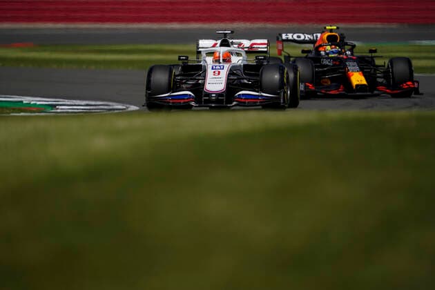 July 16, 2021, Towcester, Great Britain: NIKITA MAZEPIN of Russia and Haas F1 Team drives during practice of the 2021 FIA Formula 1 British Grand Prix at Silverstone Circuit in Towcester, Great Britain. Towcester Great Britain - ZUMAg147 20210716_zap_g147_036 Copyright: xJamesxGasperottix