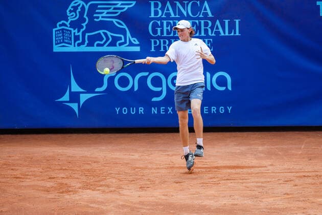 Ignacio Buse from Peru during Bonfiglio Trophy 2021, Tennis Internationals in Milan, Italy, July 16 2021  Copyright: xLiveMedia RobertaxCorradinx xIPAx xLiveMediax 0