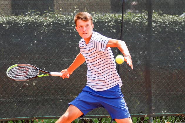 Jakub Mensik from Czech Republic during Bonfiglio Trophy 2021, Tennis Internationals in Milan, Italy, July 16 2021  Copyright: xLiveMedia RobertaxCorradinx xIPAx xLiveMediax 0