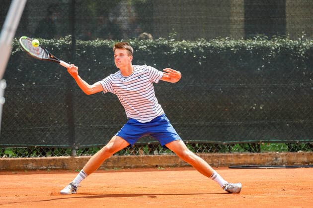 Jakub Mensik from Czech Republic during Bonfiglio Trophy 2021, Tennis Internationals in Milan, Italy, July 16 2021  Copyright: xLiveMedia RobertaxCorradinx xIPAx xLiveMediax 0