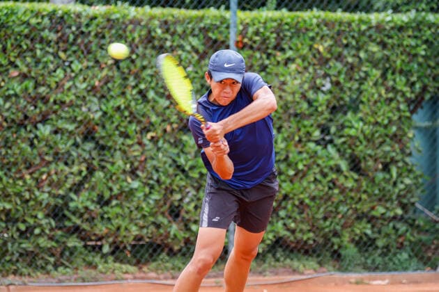 Derrick CHEN (GBR) Luka MIKRUT (CRO during Bonfiglio Trophy 2021, Tennis Internationals in Milan, Italy, July 16 2021  Copyright: xLiveMedia RobertaxCorradinx xIPAx xLiveMediax 0