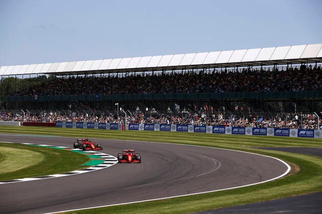 55 Carlos Sainz ESP, Scuderia Ferrari Mission Winnow , 16 Charles Leclerc MON, Scuderia Ferrari Mission Winnow , F1 Grand Prix of Great Britain at Silverstone Circuit on July 17, 2021 in Silverstone, United Kingdom Photo by HOCH ZWEI Silverstone United Kingdom