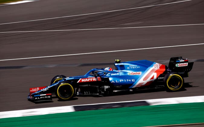 31 Esteban Ocon FRA, Alpine F1 Team , F1 Grand Prix of Great Britain at Silverstone Circuit on July 17, 2021 in Silverstone, United Kingdom Photo by HOCH ZWEI Silverstone United Kingdom