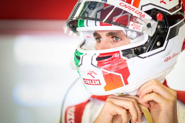 GIOVINAZZI Antonio (ita), Alfa Romeo Racing ORLEN C41, portrait during the Formula 1 Pirelli British Grand Prix 2021, 10th round of the 2021 FIA Formula One World Championship, WM, Weltmeisterschaft from July 16 to 18, 2021 on the Silverstone Circuit, in Silverstone, United Kingdom - FORMULE 1 : Grand prix de Grande Bretagne - Essais - Silverstone - 17 07 2021 DPPI PANORAMIC  00121020_AV6_3133
