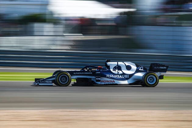22 Yuki Tsunoda JPN, Scuderia AlphaTauri Honda , F1 Grand Prix of Great Britain at Silverstone Circuit on July 17, 2021 in Silverstone, United Kingdom Photo by HOCH ZWEI Silverstone United Kingdom