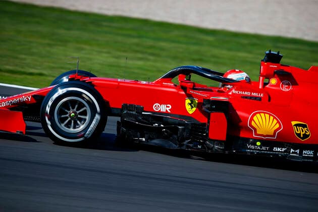 16 LECLERC Charles (mco), Scuderia Ferrari SF21, action during the Formula 1 Pirelli British Grand Prix 2021, 10th round of the 2021 FIA Formula One World Championship, WM, Weltmeisterschaft from July 16 to 18, 2021 on the Silverstone Circuit, in Silverstone, United Kingdom - FORMULE 1 : Grand prix de Grande Bretagne - Course - Silverstone - 18 07 2021 DPPI PANORAMIC  _B2_0032