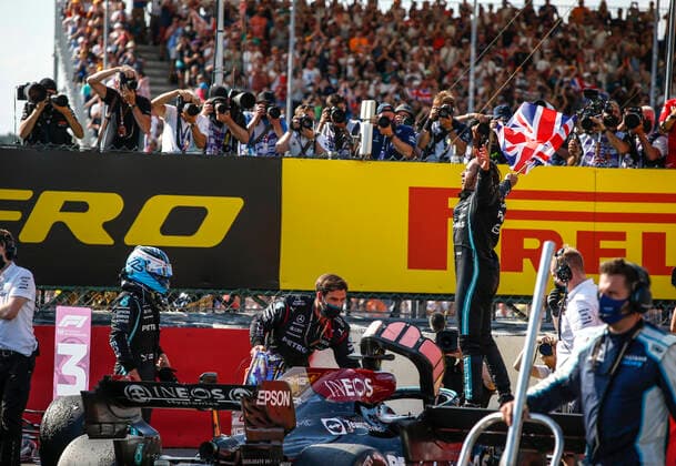 44 Lewis Hamilton GBR, Mercedes AMG Petronas F1 Team , F1 Grand Prix of Great Britain at Silverstone Circuit on July 18, 2021 in Silverstone, United Kingdom Photo by HOCH ZWEI Silverstone United Kingdom