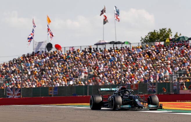 44 Lewis Hamilton GBR, Mercedes AMG Petronas F1 Team , F1 Grand Prix of Great Britain at Silverstone Circuit on July 18, 2021 in Silverstone, United Kingdom Photo by HOCH ZWEI Silverstone United Kingdom