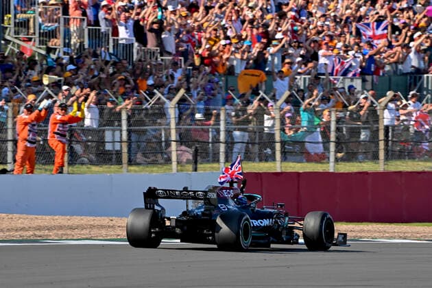 44 Lewis Hamilton GBR, Mercedes AMG Petronas F1 Team , F1 Grand Prix of Great Britain at Silverstone Circuit on July 18, 2021 in Silverstone, United Kingdom Photo by HOCH ZWEI Silverstone United Kingdom