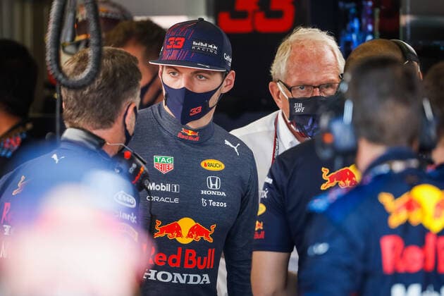 VERSTAPPEN Max (ned), Red Bull Racing Honda RB16B, portrait during the Formula 1 Pirelli British Grand Prix 2021, 10th round of the 2021 FIA Formula One World Championship, WM, Weltmeisterschaft from July 16 to 18, 2021 on the Silverstone Circuit, in Silverstone, United Kingdom - FORMULE 1 : Grand prix de Grande Bretagne - Course - Silverstone - 18 07 2021 DPPI PANORAMIC  00121021__V2_3868