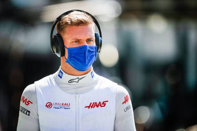 SCHUMACHER Mick (ger), Haas F1 Team VF-21 Ferrari, portrait during the Formula 1 Pirelli British Grand Prix 2021, 10th round of the 2021 FIA Formula One World Championship, WM, Weltmeisterschaft from July 16 to 18, 2021 on the Silverstone Circuit, in Silverstone, United Kingdom - FORMULE 1 : Grand prix de Grande Bretagne - Course - Silverstone - 18 07 2021 DPPI PANORAMIC  00121021__V2_4198