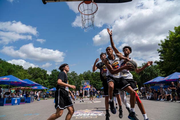 Ingenious streetball action and fat beats at Mellowpark That was Red Bull Half Court 2021, the fastest 3-on-3 basketball tournament in the world in Berlin, Basketball, 3x3, Mellowpark, Berlin Berlin Germany