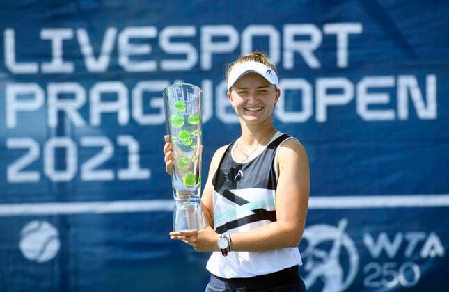 Tennis, Barbora Krejcikova wins WTA tournament in Prague