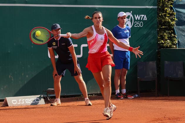Gdynia, 20.07.2021 Tenis ziemny Turniej WTA, Tennis Damen 250 BNP Paribas Poland Open Tennis NZ nuria parrizas diaz Fot. Grzegorz Jedrzejewski 058sport.pl NEWSPIX.PL --- Newspix.pl  20210720_0002_GRZJ4550_JED