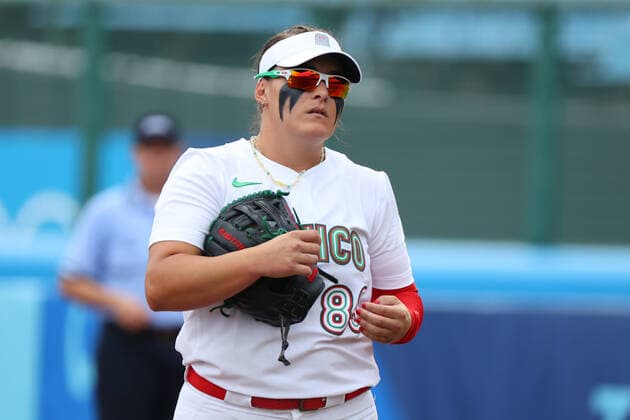 Sierra Hyland (MEX), JULY 21, 2021 - Softball : Opening Round match between Mexico 0-4 Canada during the Tokyo 2020 Olympic Games, Olympische Spiele, Olympia, OS at the Fukushima Azuma Baseball Stadium in Fukushima, Japan. Noxthirdxpartyxsales  (165095145)