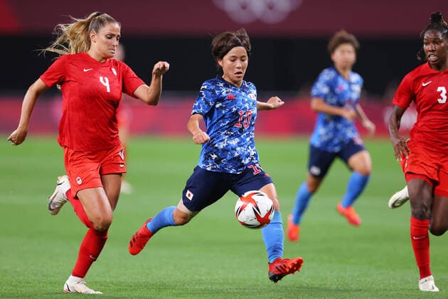 Mana Iwabuchi (JPN), JULY 21, 2021 - Football Soccer : Women s First Round Group E match between Japan 1-1 Canada during the Tokyo 2020 Olympic Games, Olympische Spiele, Olympia, OS at the Sapporo Dome in Hokkaido, Japan. Noxthirdxpartyxsales  (165103767)
