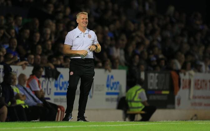 Fußball, Trainerhistorie Brentford FC von 1903 bis heute Mandatory Credit: Photo by Michael Zemanek BPI Shutterstock (9790669u) Dean Smith manager of Brentford smiles Southend United v Brentford, Carabao Cup, First Round, Roots Hall Stadium, Southend-on-Sea, UK - 14 Aug 2018 EDITORIAL USE ONLY. No use with unauthorized audio, video, data, fixture lists, club league logos or live services. Online in-match use limited to 45 images, no video emulation. No use in betting, games or single club league player publications Southend United v Brentford, Carabao Cup, First Round, Roots Hall Stadium, Southend-on-Sea, UK - 14 Aug 2018 EDITORIAL USE ONLY. No use with unauthorized audio, video, data, fixture lists, club league logos or live services. Online in-match use limited to 45 images, no video emulation. No use in betting, games or single club league player publications Copyright: xMichaelxZemanek BPI Shutterstockx 9790669u