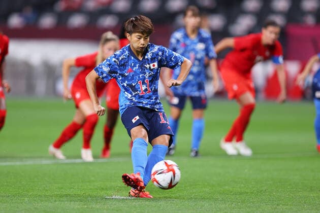 Mina Tanaka (JPN), JULY 21, 2021 - Football Soccer : Women s First Round Group E match between Japan 1-1 Canada during the Tokyo 2020 Olympic Games, Olympische Spiele, Olympia, OS at the Sapporo Dome in Hokkaido, Japan. Noxthirdxpartyxsales  (165104279)