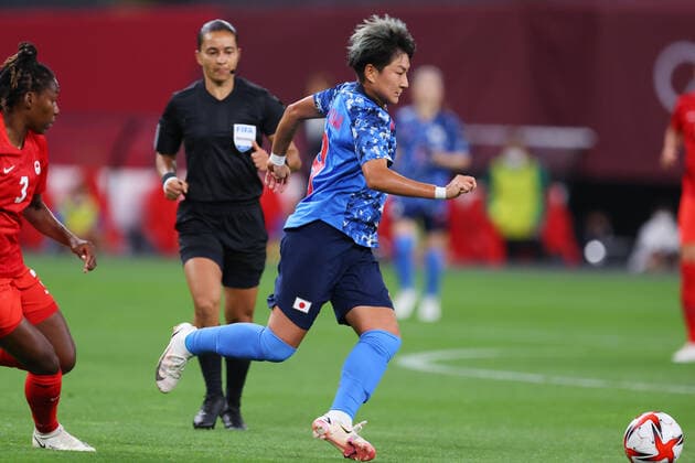 Yuika Sugasawa (JPN), JULY 21, 2021 - Football Soccer : Women s First Round Group E match between Japan 1-1 Canada during the Tokyo 2020 Olympic Games, Olympische Spiele, Olympia, OS at the Sapporo Dome in Hokkaido, Japan. Noxthirdxpartyxsales  (165120873)
