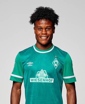 Portraits SV Werder Bremen 2021 2022 SV Werder Bremen 2 BL, Porträttermin 2021 2022 Abdenego Nankishi Werder Bremen 17 , nordphotoxGmbHxx xHeidmannx xWerder.de nph00001