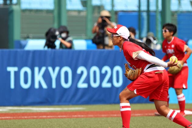 Miu Goto (JPN), JULY 22, 2021 - Softball : Opening Round match between Japan - Mexico during the Tokyo 2020 Olympic Games, Olympische Spiele, Olympia, OS at the Fukushima Azuma Baseball Stadium in Fukushima, Japan. Noxthirdxpartyxsales  (165150725)