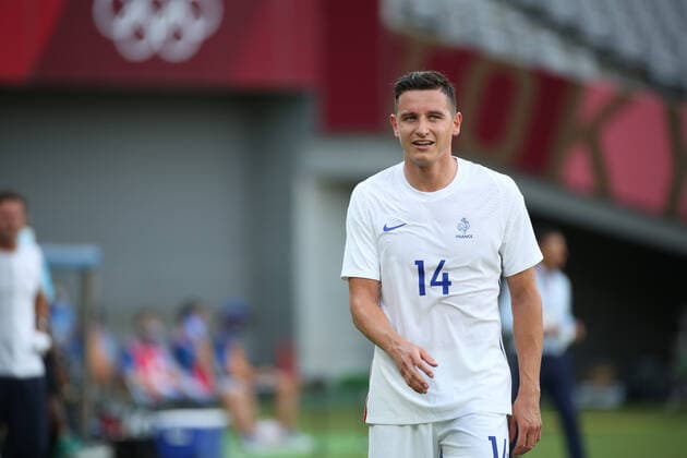Tokio 2020 im Jahr 2021, Fußball, Mexiko - Frankreich July 22, 2021, Chofu, Tokyo, Japan: Florian THAUVIN of France in action during the Group A Pool Game of the Men s Football tournament at the Tokyo Stadium on July 22nd 2021 in Tokyo, Japan Chofu Japan - ZUMAc179 20210722_zep_c179_023 Copyright: xMickaelxChavetx