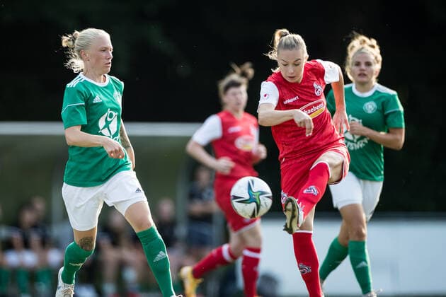 Test match 1 FC Koeln Vorwaerts SpoHo 21 07 2021 Weronika Zaistowska 24, 1 FC Koeln Test match 1 FC Koeln Vorwaerts SpoHo, Koeln, Geissbockheim DFL REGULATES PROHIBIT ANY USE OF PHOTOGRAPHS AS IMAGE SEQUENCES AND OR QUASI VIDEO Copyright: xBEAUTIFULxSPORTS Wunderlx