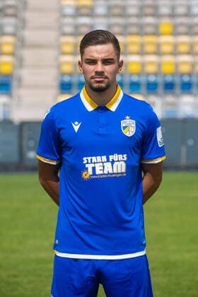 Jena , 220721 , Football Regionalliga , FC Carl Zeiss Jena , Appointment appointment , Portraits in the picture Silas Hagemann