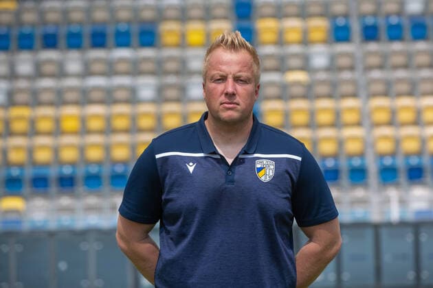 Jena , 220721 , Football Regionalliga , FC Carl Zeiss Jena , Appointment appointment , Portraits in the picture goalkeeper coach Nico Hinz