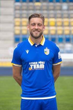Jena , 220721 , Football Regionalliga , FC Carl Zeiss Jena , Appointment appointment , Portraits in the picture Dennis Slamar