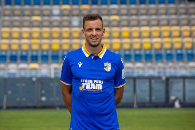 Jena , 220721 , Football Regionalliga , FC Carl Zeiss Jena , Appointment appointment , Portraits in the picture Bastian Strietzel