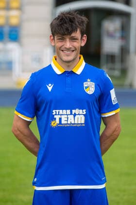 Jena , 220721 , Football Regionalliga , FC Carl Zeiss Jena , Appointment appointment , Portraits in the picture Lucas Stauffer