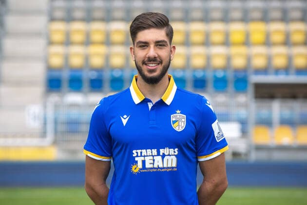 Jena , 220721 , Football Regionalliga , FC Carl Zeiss Jena , Appointment appointment , Portraits in the picture Vasilios Dedidis