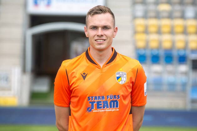 Jena , 220721 , Football Regionalliga , FC Carl Zeiss Jena , Appointment appointment , Portraits in the picture Tom Müller