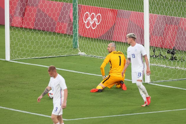 France team group, Mannschaftsbild, Totale (FRA), JULY 22, 2021 - Football Soccer : Men s First Round Group A match between Mexico 4-1 France during the Tokyo 2020 Olympic Games, Olympische Spiele, Olympia, OS at the Tokyo Stadium in Tokyo, Japan. Noxthirdxpartyxsales  (165161757)