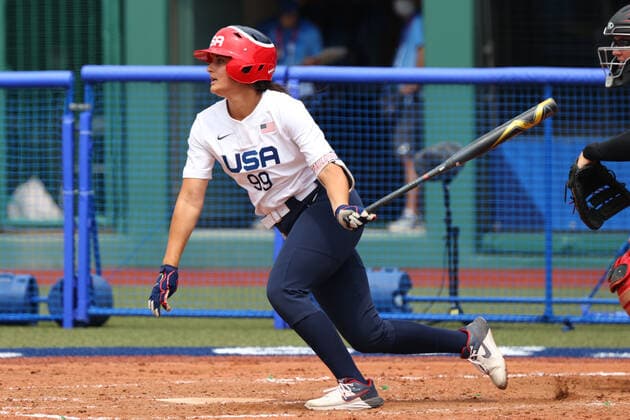 Delaney Spaulding (USA), JULY 22, 2021 - Softball : Opening Round match between United States - Canada during the Tokyo 2020 Olympic Games, Olympische Spiele, Olympia, OS at the Fukushima Azuma Baseball Stadium in Fukushima, Japan. Noxthirdxpartyxsales  (165162420)
