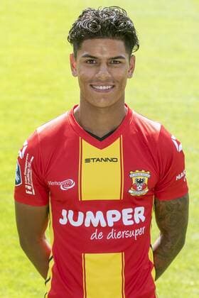 DEVENTER, Photocall Go Ahead Eagles, Stadium De Adelaarshorst, 20-07-2021 , season 2021 - 2022 , Dutch Eredivisie. GA Eagles player Quiermo Dumay Photocall Go Ahead Eagles  x12621599x Copyright: